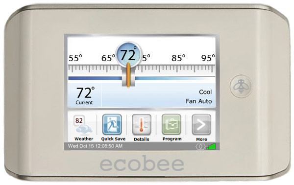 Ecobee wifi touch screen thermostat 